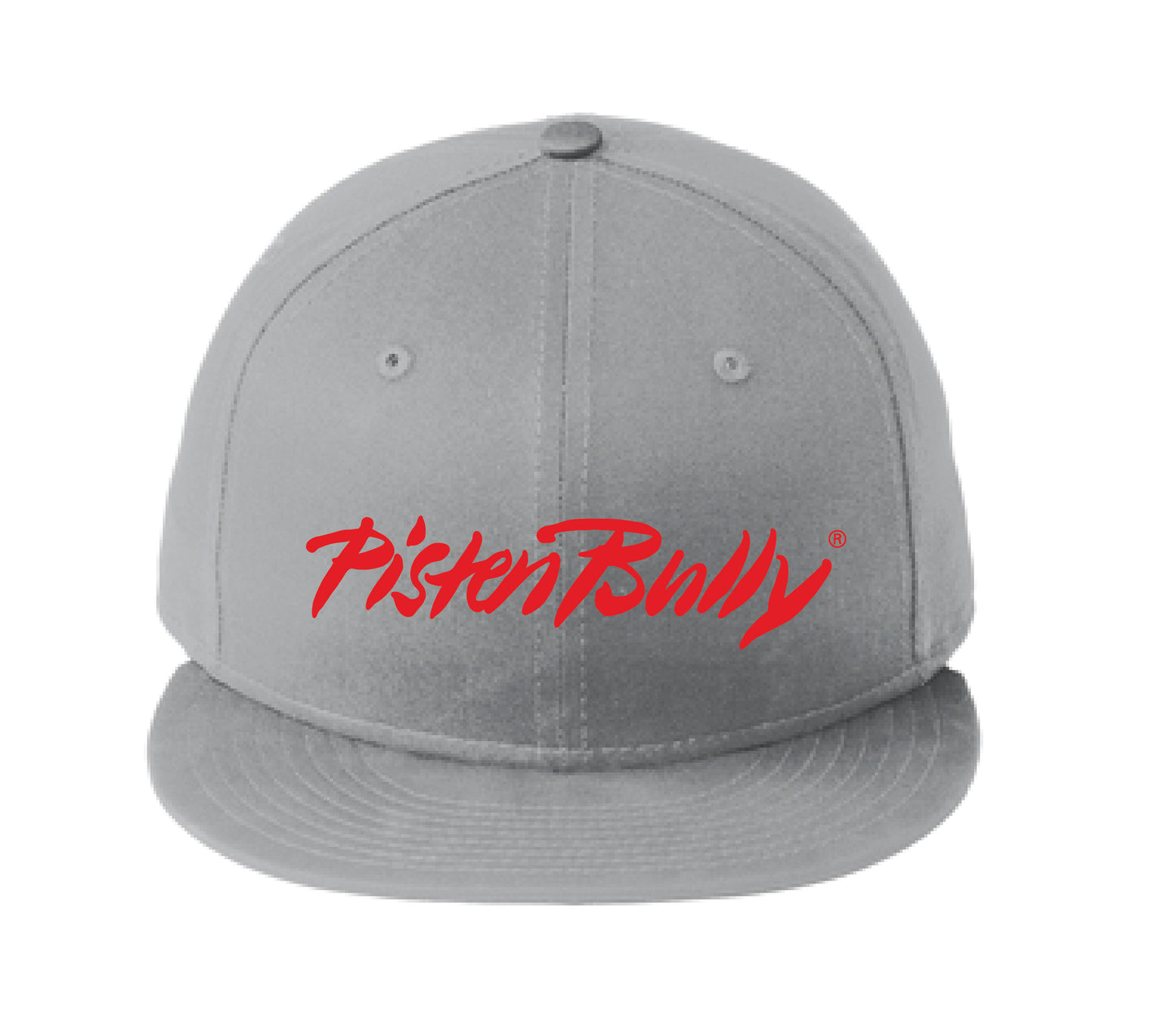 Gray Flat Brim Hat