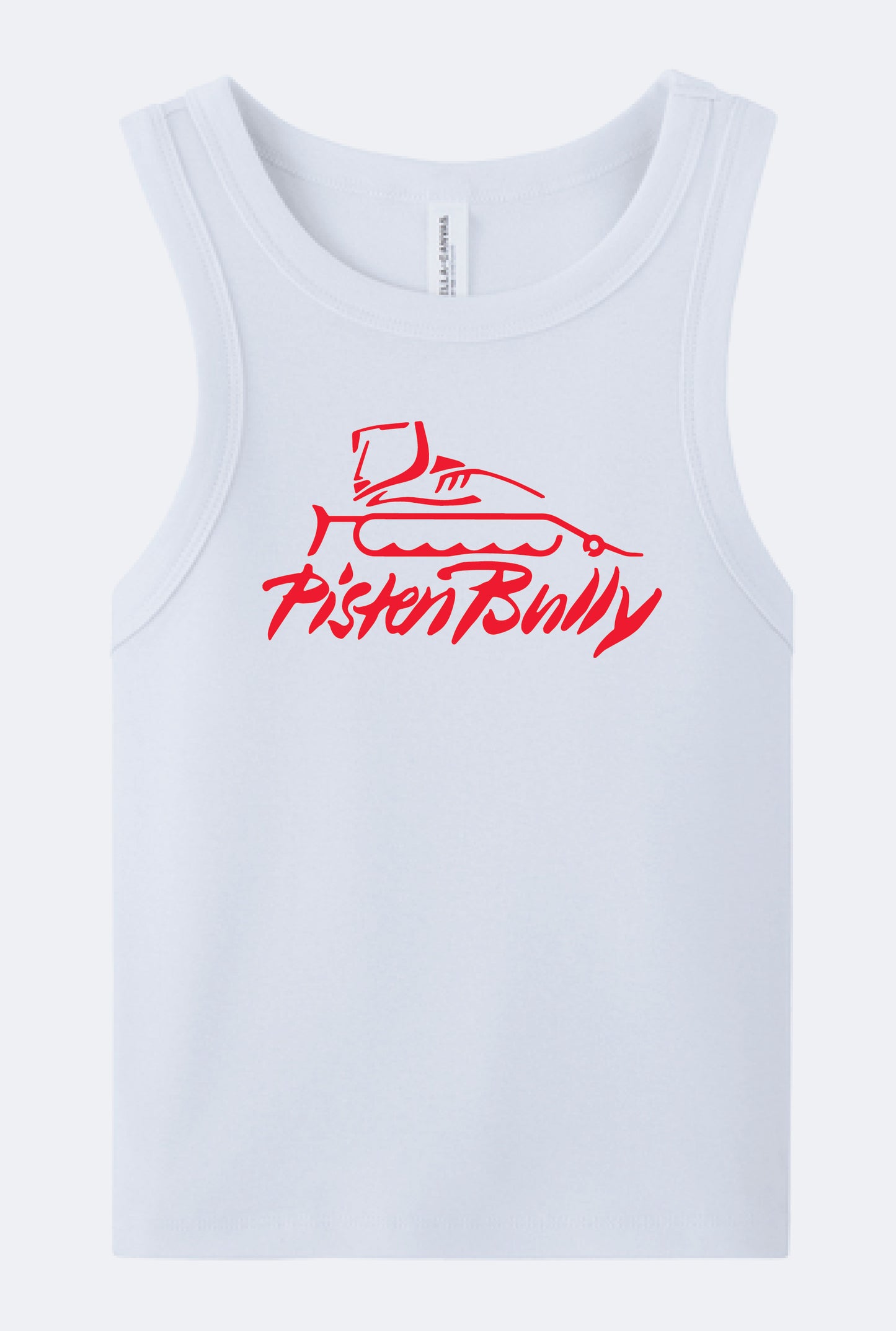 Women's Ribbed Racerback Cropped Tank