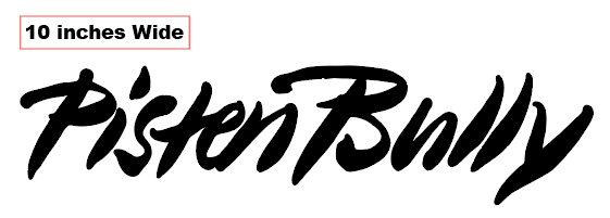 PistenBully Vinyl Transfer Decals