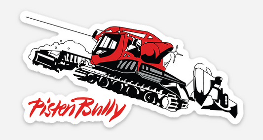PistenBully Winch Cat Sticker