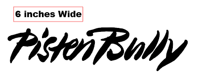 PistenBully Vinyl Transfer Decals