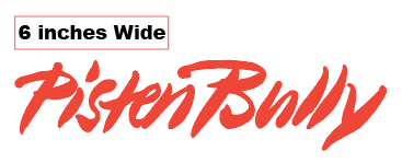 PistenBully Vinyl Transfer Decals