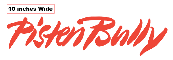 PistenBully Vinyl Transfer Decals